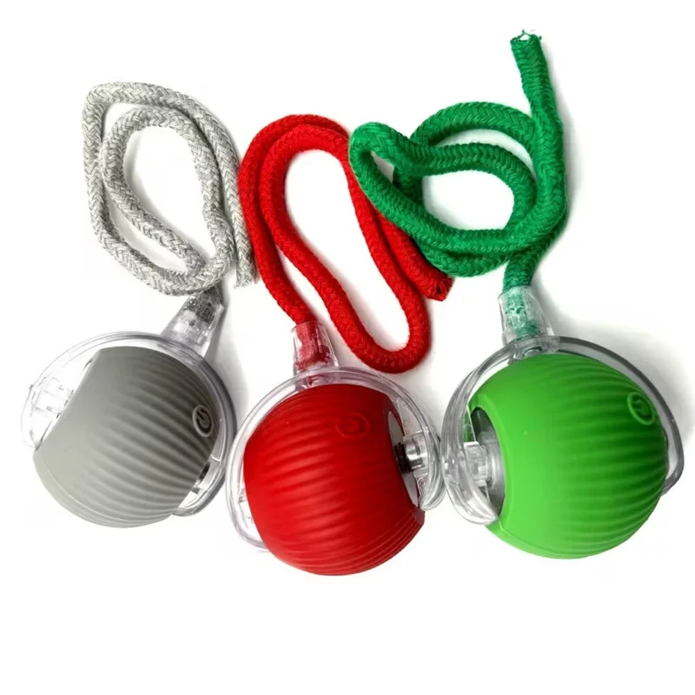Full Smart 360° Rolling Pet Ball LED Light and USB Charging Cable For Cat or Dog